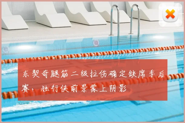 东契奇腿筋二级拉伤确定缺席季后赛，独行侠前景蒙上阴影